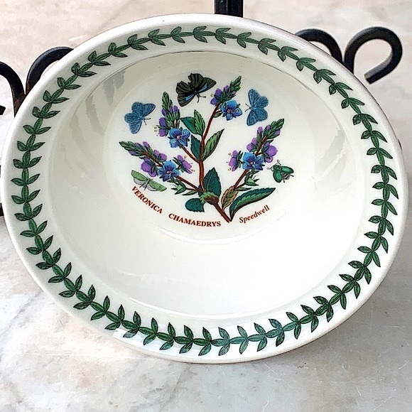 BOTANIC GARDEN BY PORTMEIRION SPEEDWELL OATMEAL CEREAL BOWL NEW ENGLAND - Picture 4 of 7